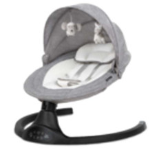 Шезлонг-качалка 2в1 Kidwell LUXI Dark Melange/Black