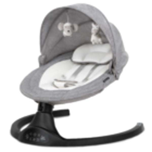 Шезлонг-качалка 2в1 Kidwell LUXI Dark Melange/Black