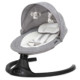 Шезлонг-качалка 2в1 Kidwell LUXI Dark Melange/Black