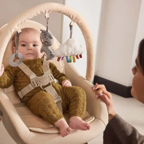 Стульчик для кормления 2 в 1 Kinderkraft Fini Up Beige (KHFINIUPBEG0000)