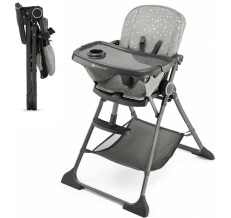 Стульчик для кормления Kinderkraft Foldee Spotty Grey (KHFOLD00GRY000N)