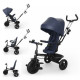 Трехколесный велосипед Kinderkraft Aston 2 Plus Navy (KRASTO02NAVPL00)