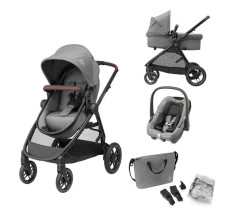 Универсальная коляска 3 в 1 MAXI-COSI ZELIA S TRIO Grey 