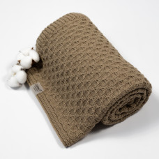 В'язаний плед DoRechi 2098 Шоколад