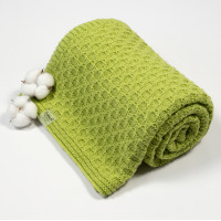 Вязаный плед DoRechi 2100 зелений