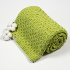 В'язаний плед DoRechi 2100 зелений