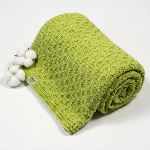 В'язаний плед DoRechi 2100 зелений