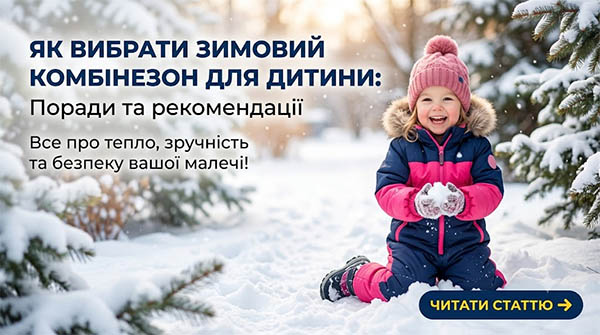 Как выбрать зимний комбинезон для ребенка?